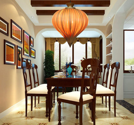 लकड़ी के लटकन रोशनी - लटकन फ्लैटर - एलईडी रचनात्मक लकड़ी के लालटेन