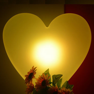 16 रंग बदलती एलईडी चमकती दिल दीपक