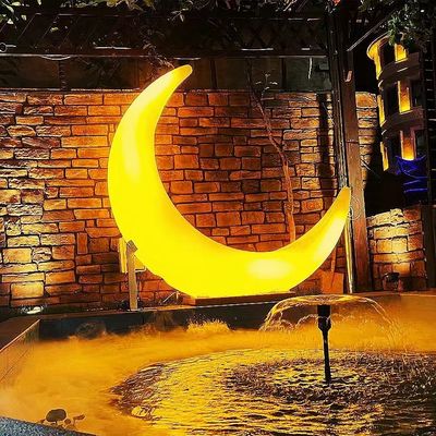 रिचार्जेबल लिथियम बैटरी के साथ चमकदार एलईडी चंद्रमा कुर्सी